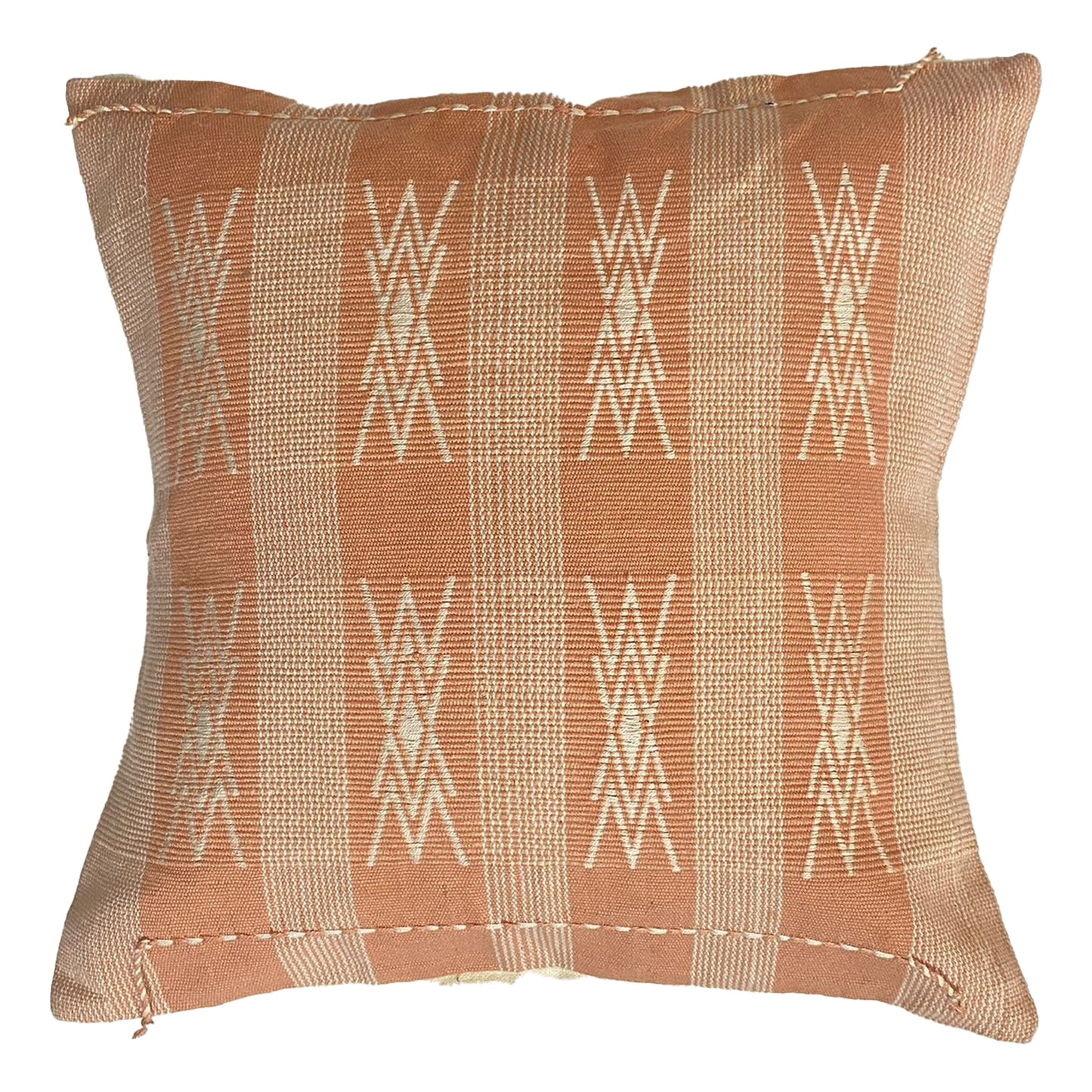 NEO HANDWOVEN CUSHION - BLUSH PINK