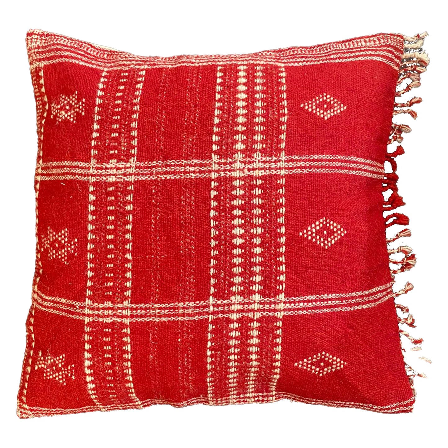 POINSETTIA CUSHION - RED