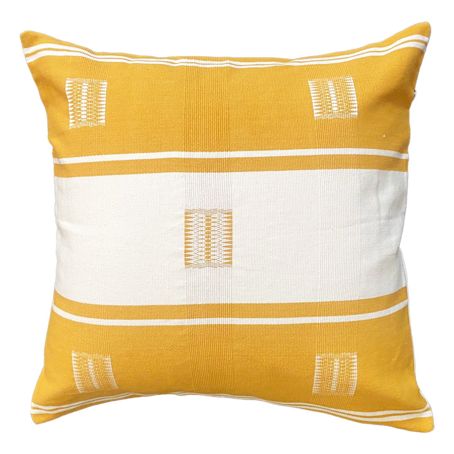 BARAK HANDWOVEN CUSHION - CHICKPEA YELLOW
