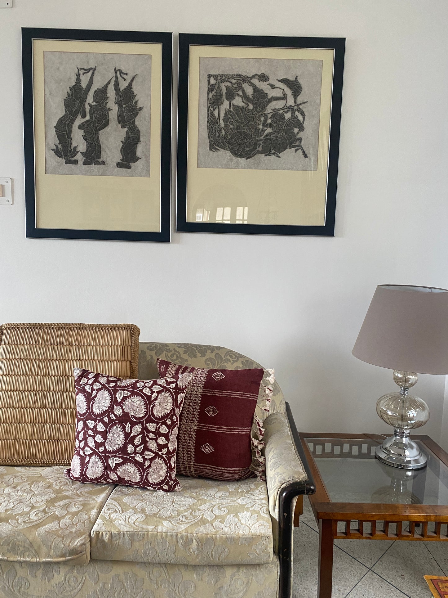 AZALEA CUSHION - PLUM