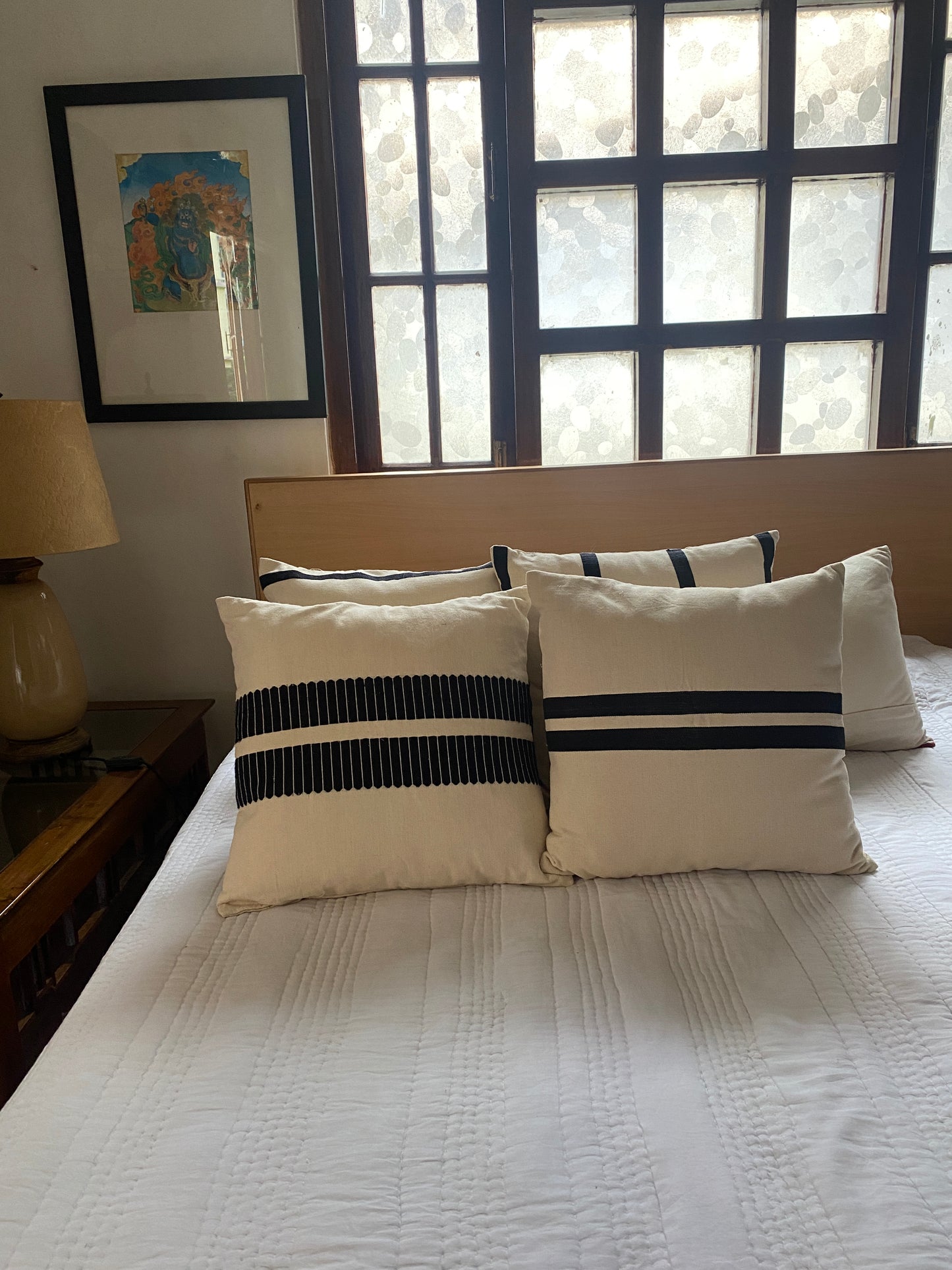 ANGAM CUSHION - MONOCHROME