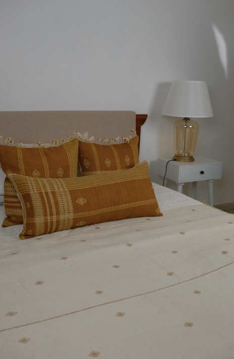 KARUA BHUJODI CUSHION - CINNAMON