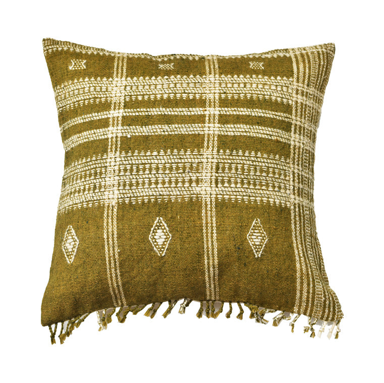MOSS CUSHION - OLIVE