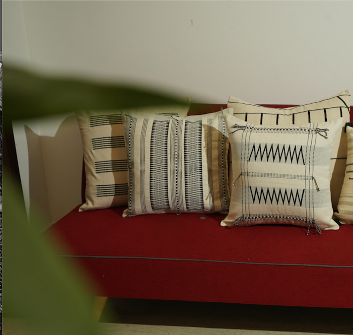 KARA CUSHION - MONOCHROME