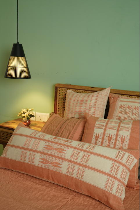 PETAL CUSHION - BLUSH PINK