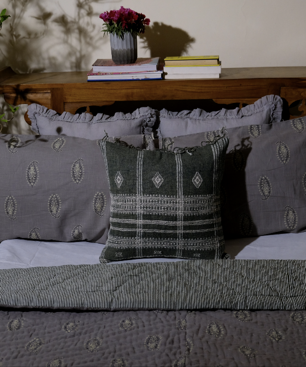 AMBI QUILT - SAGE GREY GREEN