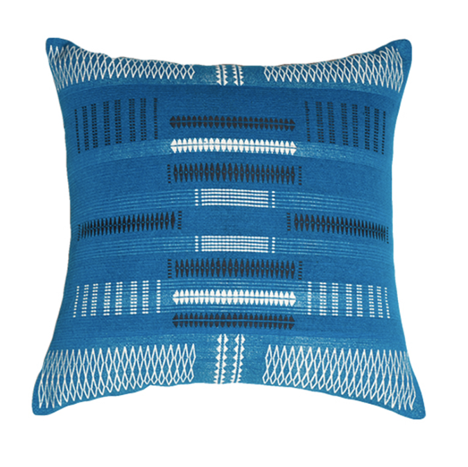 LAPIS LAZULI CUSHION - MIDNIGHT BLUE