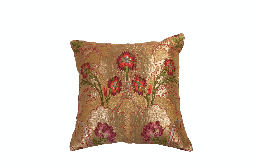 SERA PURE SILK CUSHION - GOLD