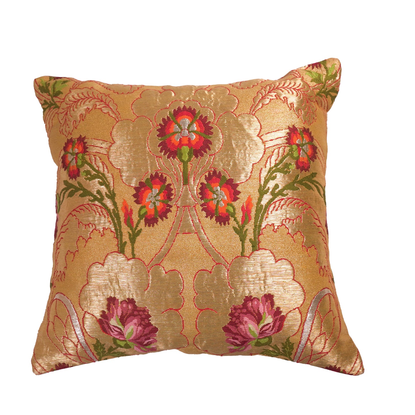 SERA PURE SILK CUSHION - GOLD