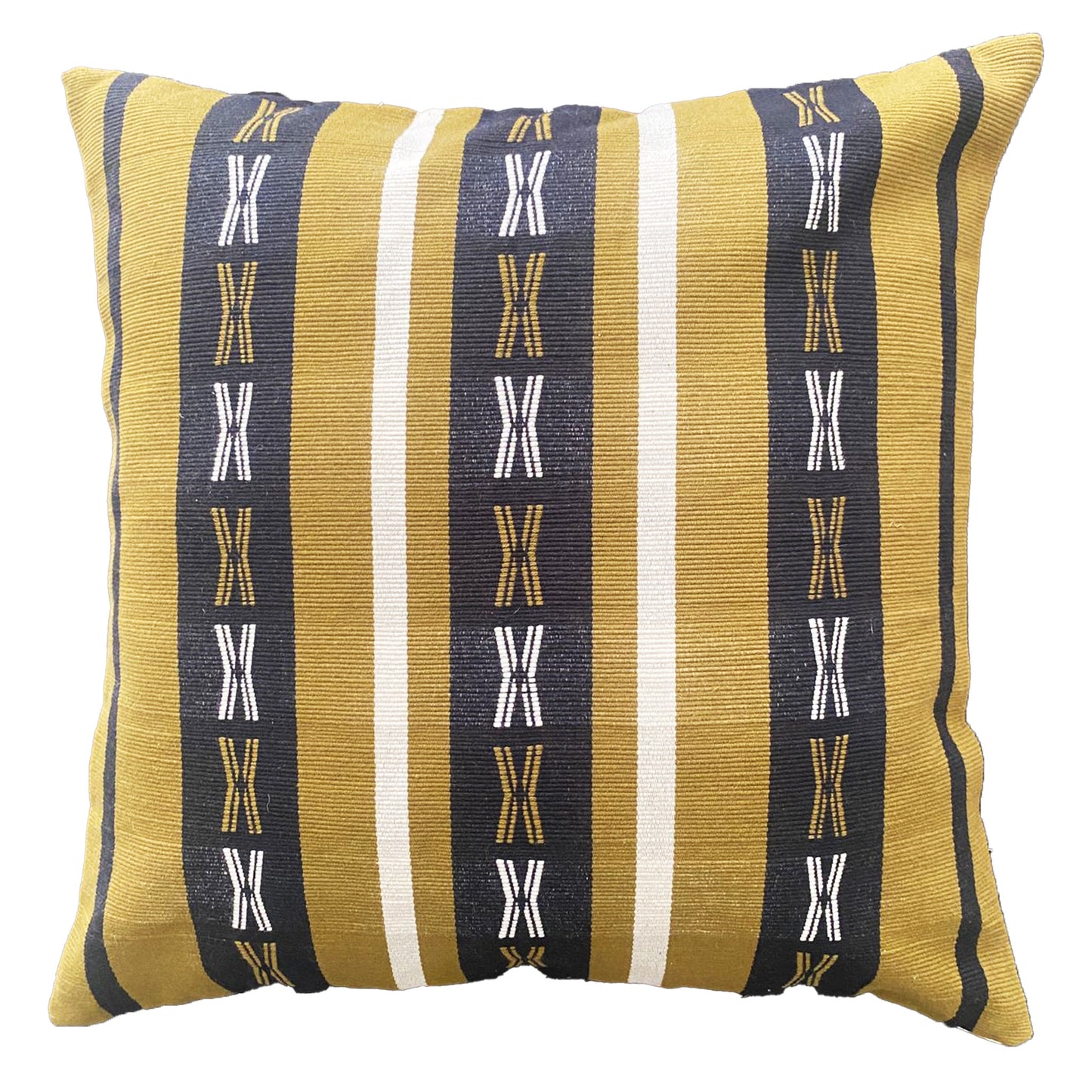 BEKI HANDWOVEN CUSHION - OLIVE GREEN