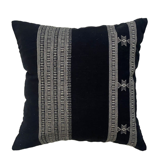 MAHI HANDWOVEN CUSHION - MONOCHROME