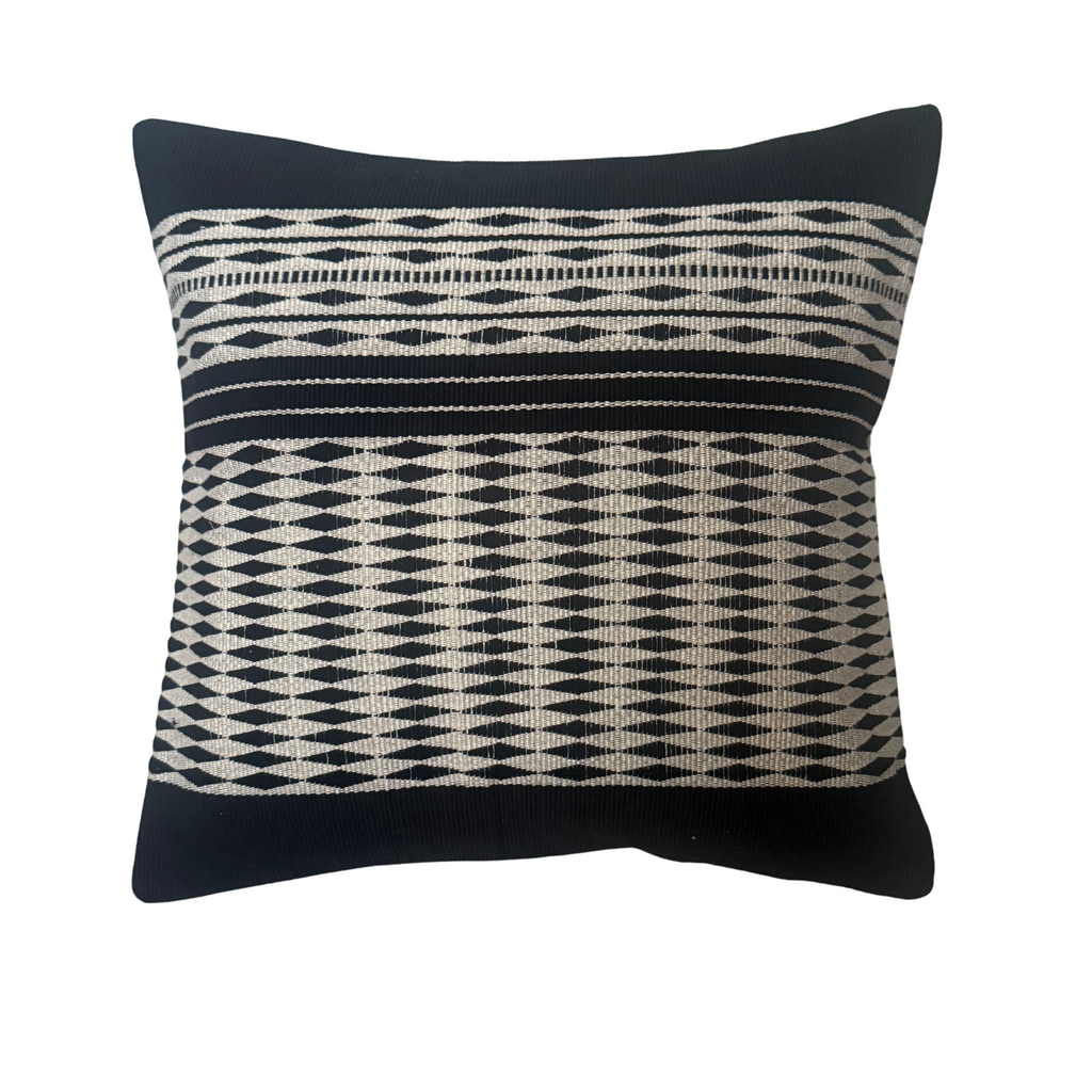 MERE HANDWOVEN LUMBAR - MONOCHROME