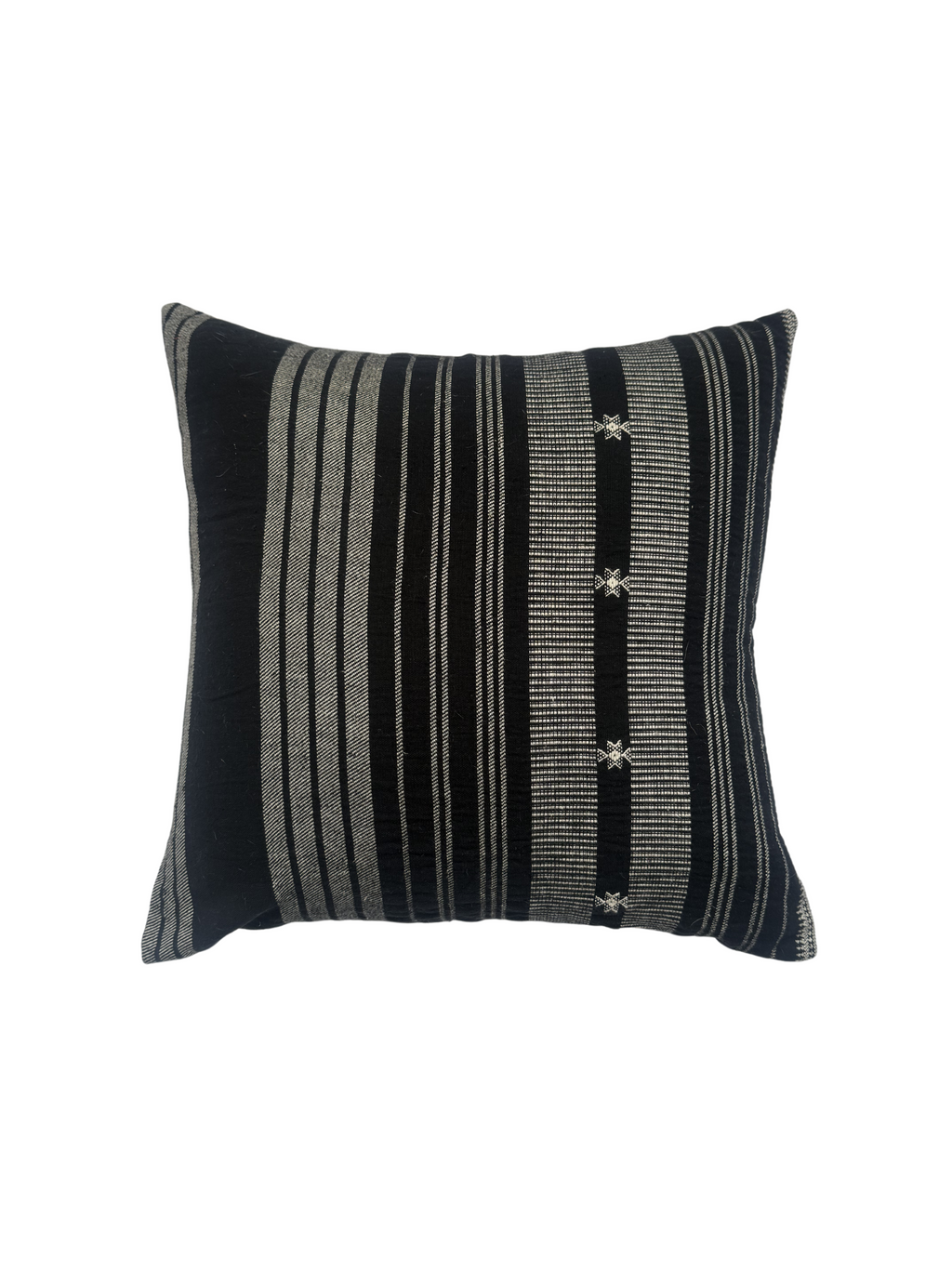 HARMIR HANDWOVEN CUSHION - MONOCHROME