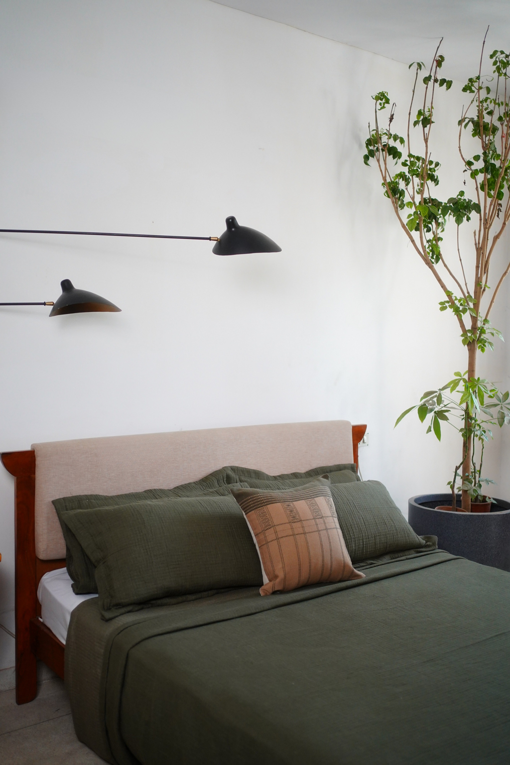 NAJMA DUVET SET - OLIVE GREEN