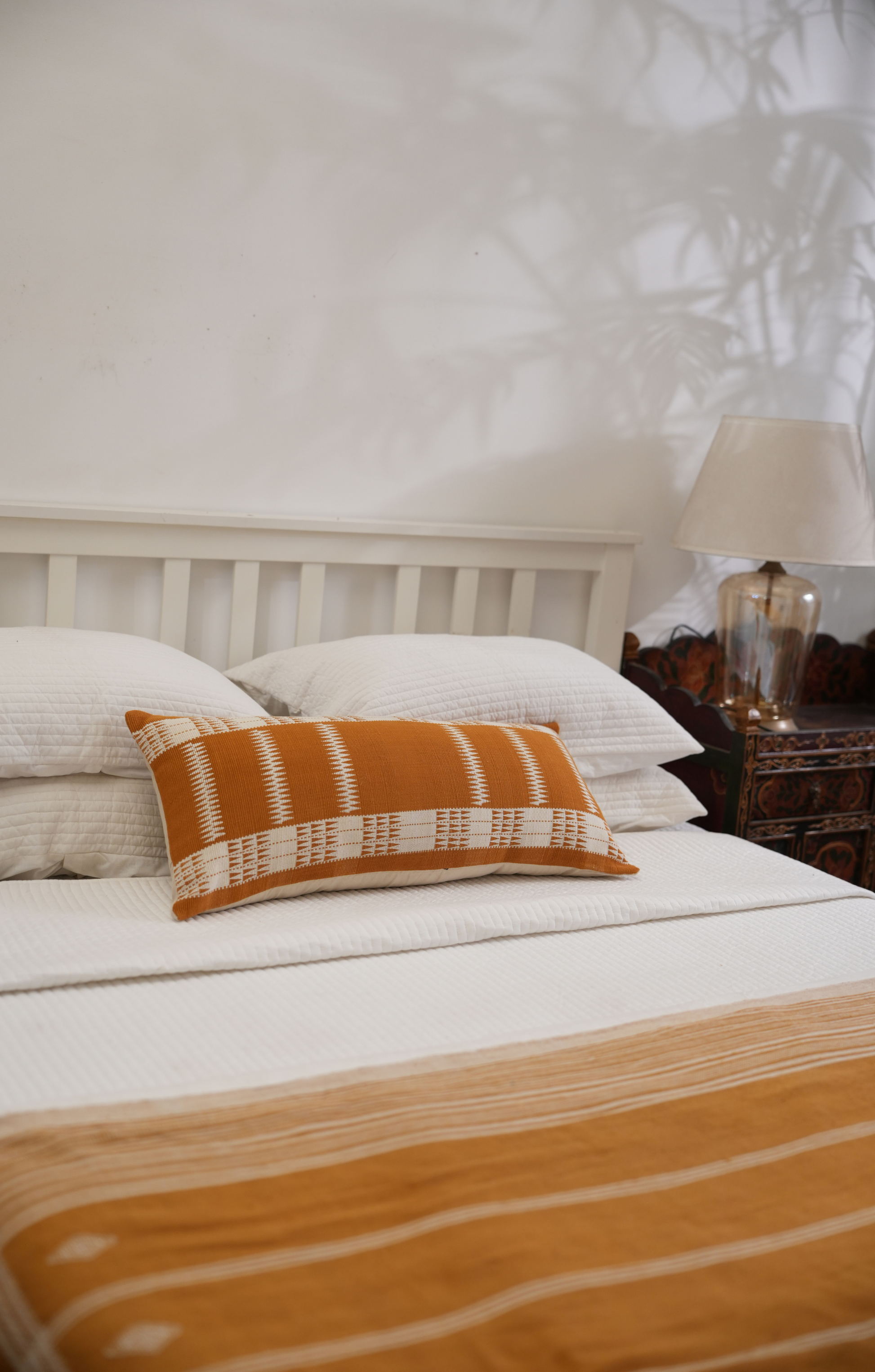 TIZU HANDWOVEN LUMBAR - SUNSET YELLOW