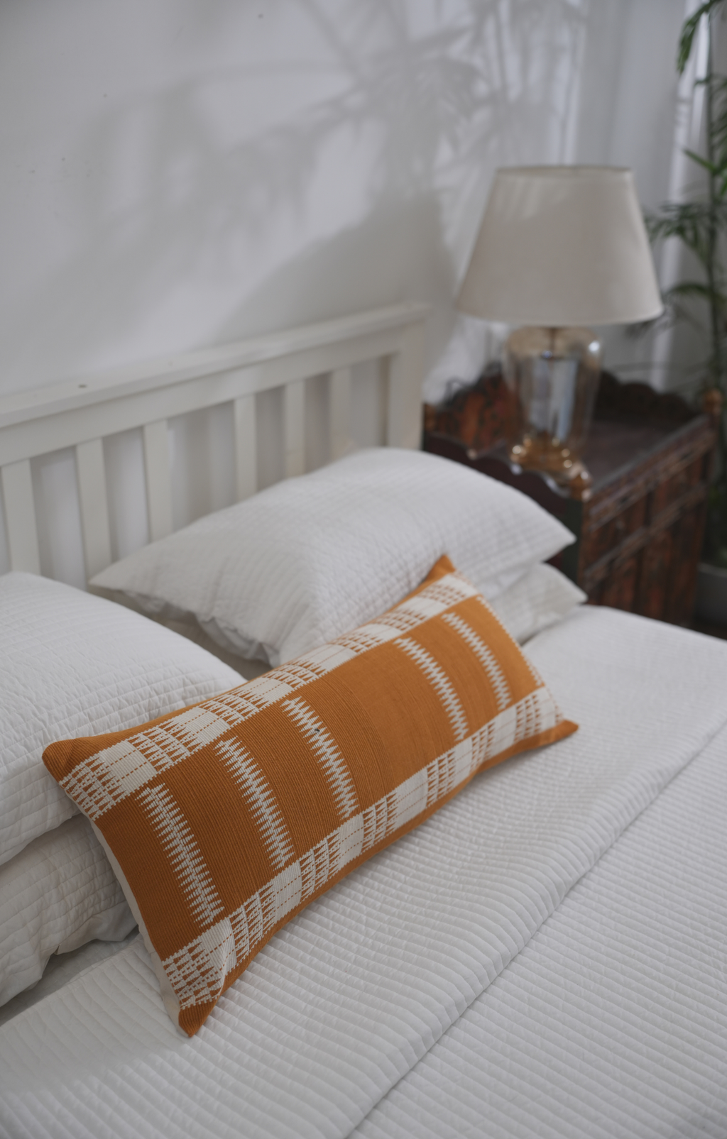 TIZU HANDWOVEN LUMBAR - SUNSET YELLOW