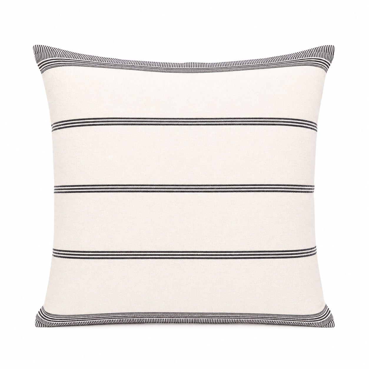 AANGAN HANDWOVEN CUSHION - MONOCHROME