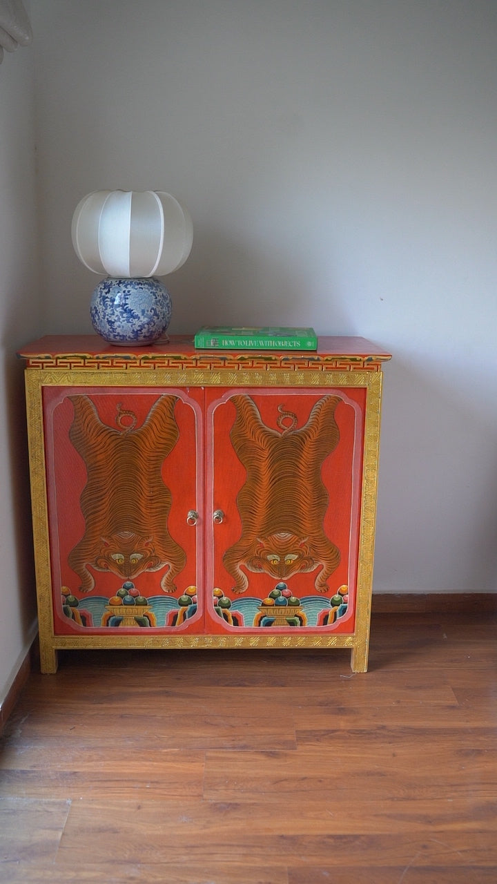 HIMALAYAN SENTINEL CABINET - PINK VERMILION