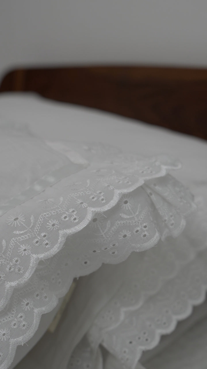 CHAAYA REVERSIBLE QUEEN SIZE QUILT - CHARCOAL GREY BLACK