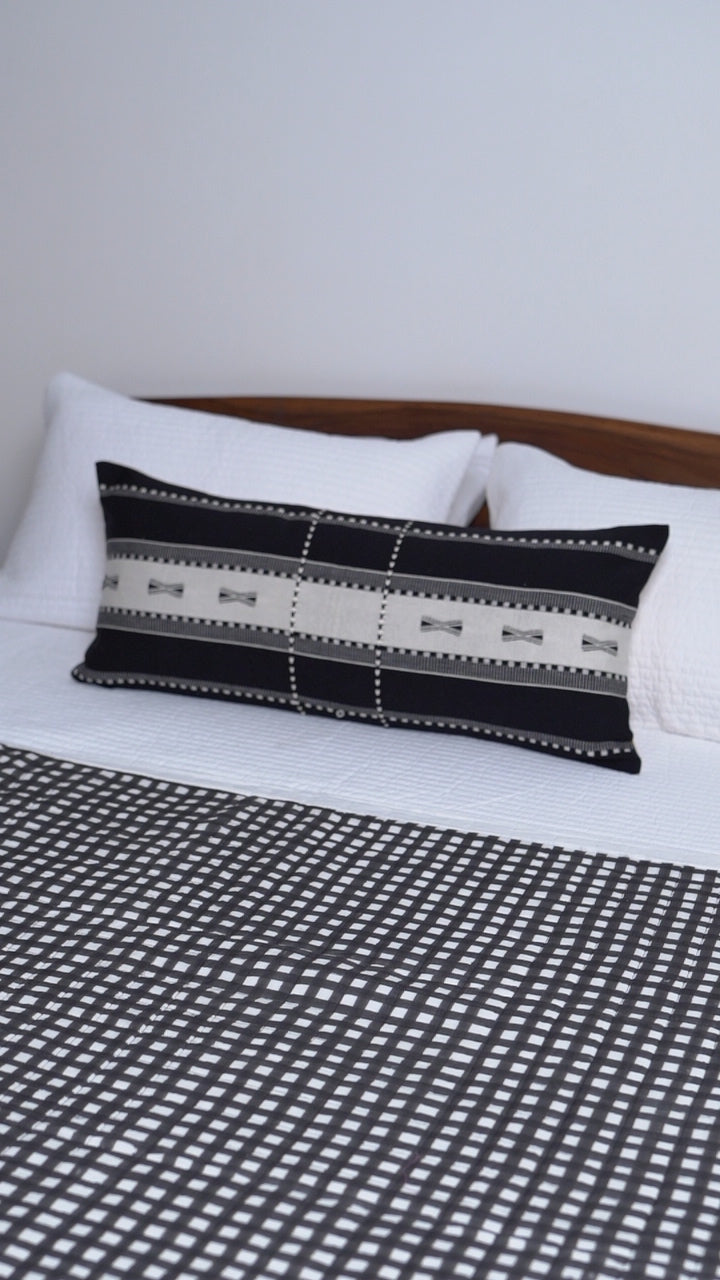 ALP HANDWOVEN LUMBAR - MONOCHROME