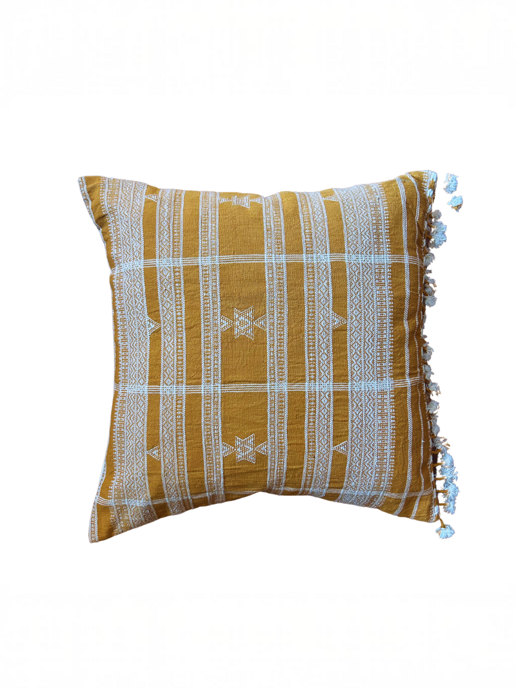 SAVANI HANDWOVEN CUSHION - CHICKPEA YELLOW