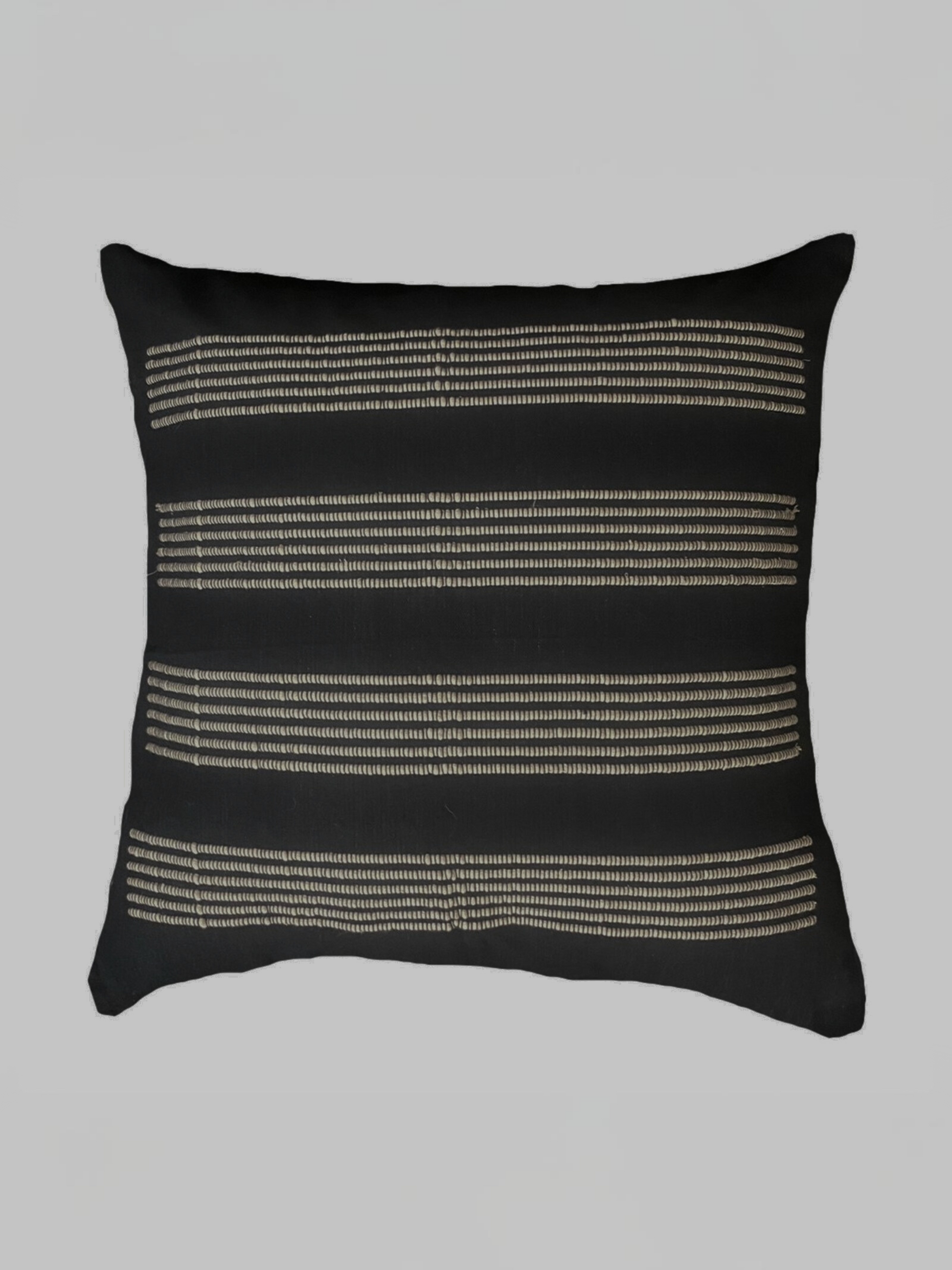 SAFA HANDWOVEN CUSHION - MONOCHROME