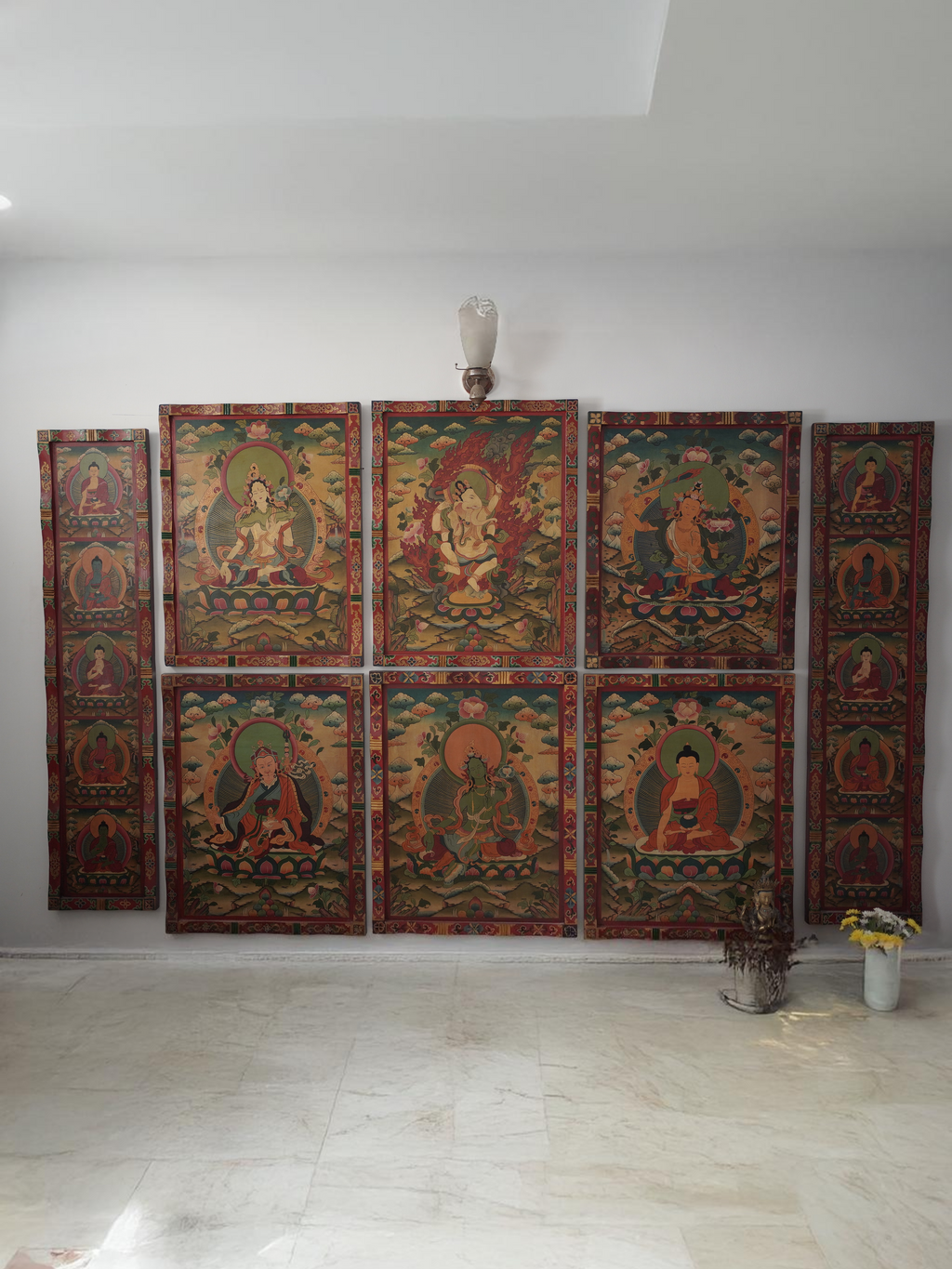 LORD BUDDHA FRAMED WALL ART