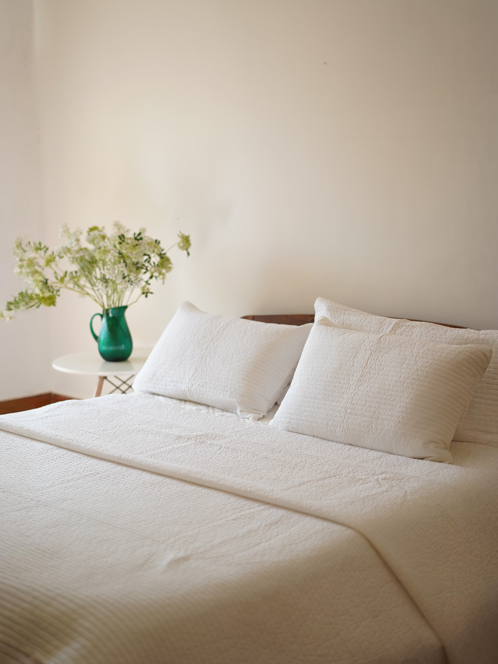 CLOUD KING SIZE BEDDING SET - WHITE