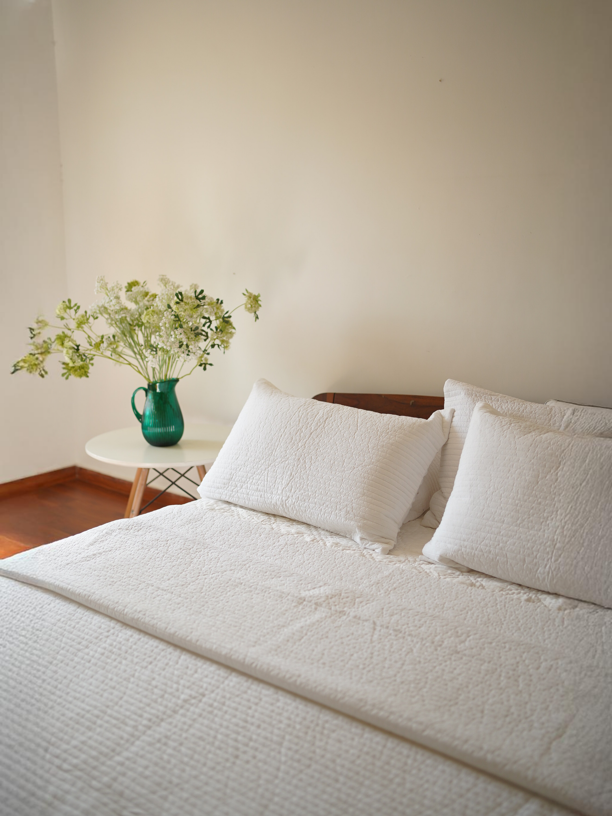 CLOUD KING SIZE BEDDING SET - WHITE