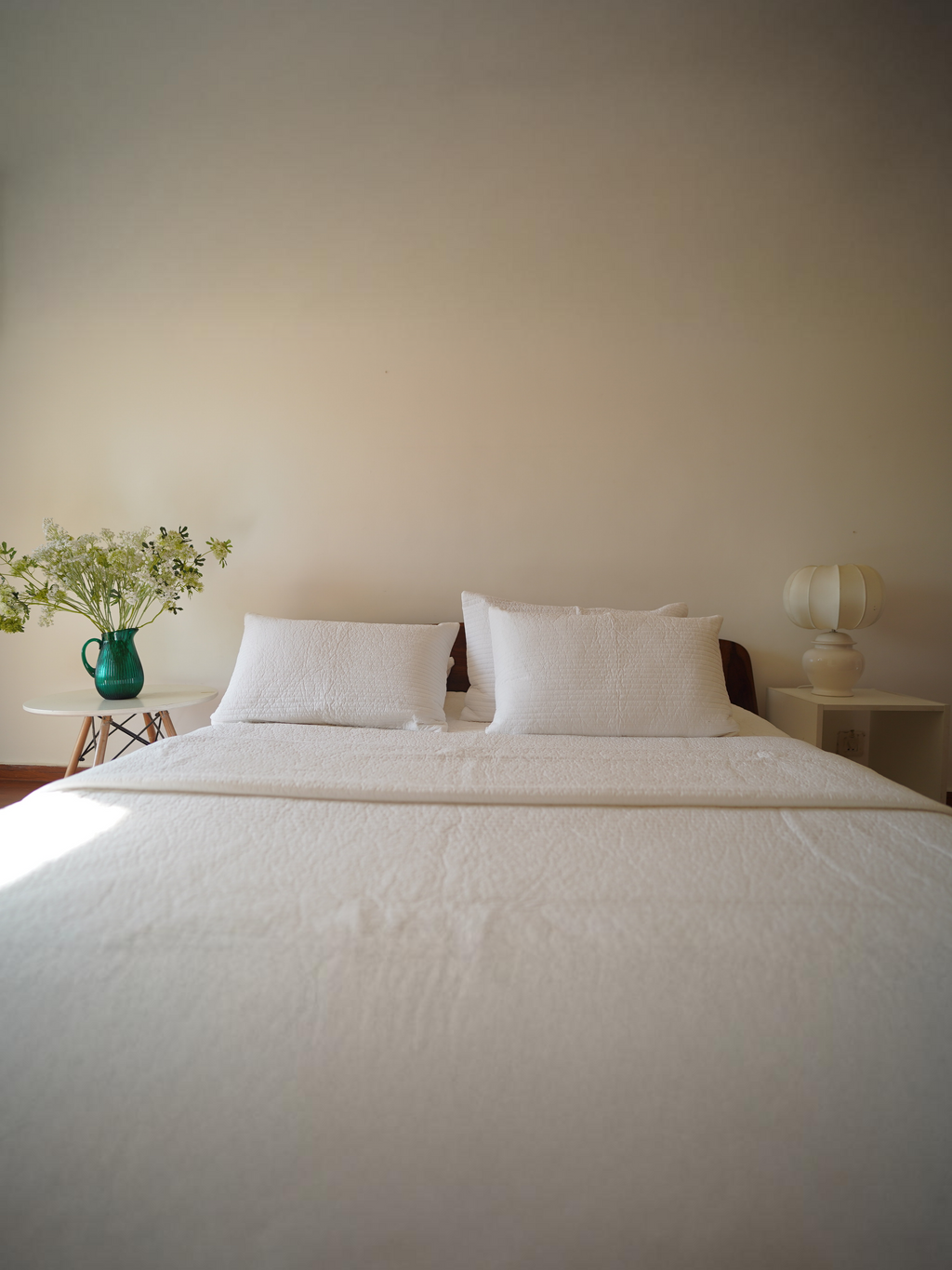 CLOUD KING SIZE BEDDING SET - WHITE
