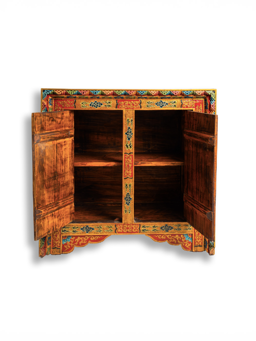 DRAGON HANDMADE CABINET INTRICATELY CARVED