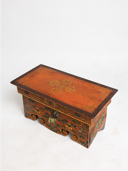 MONKS HANDMADE TABLE - RUST