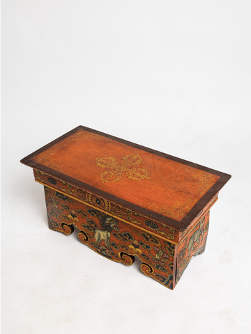 MONKS HANDMADE TABLE - RUST