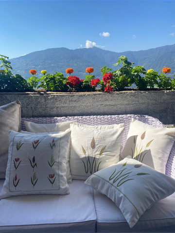 NEELAYA HAND EMBROIDERED CUSHION