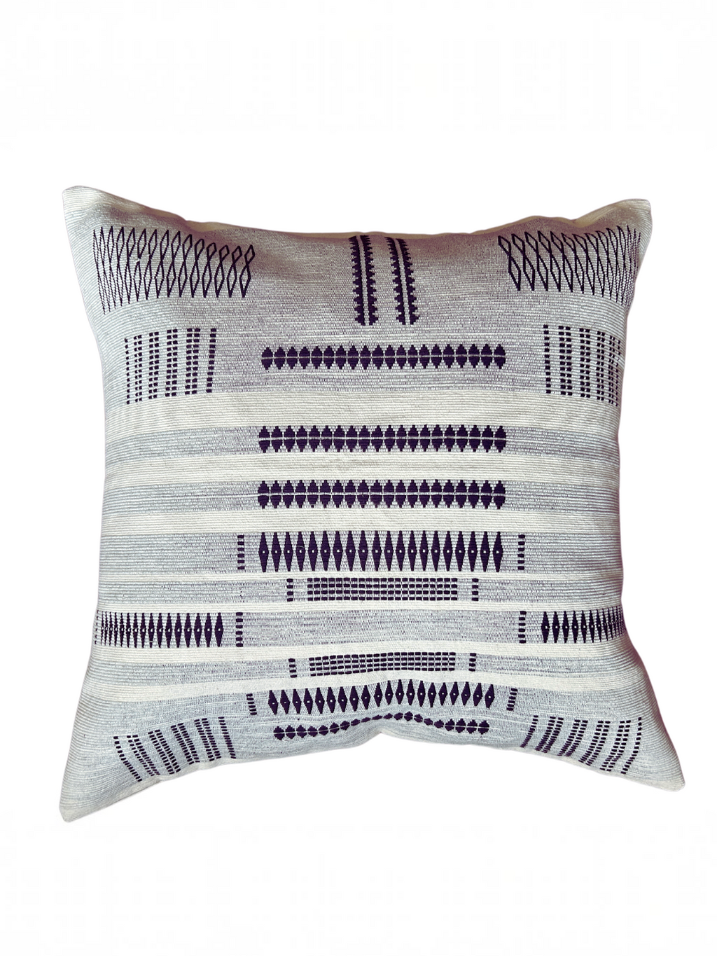 GIA HANDWOVEN CUSHION - MONOCHROME