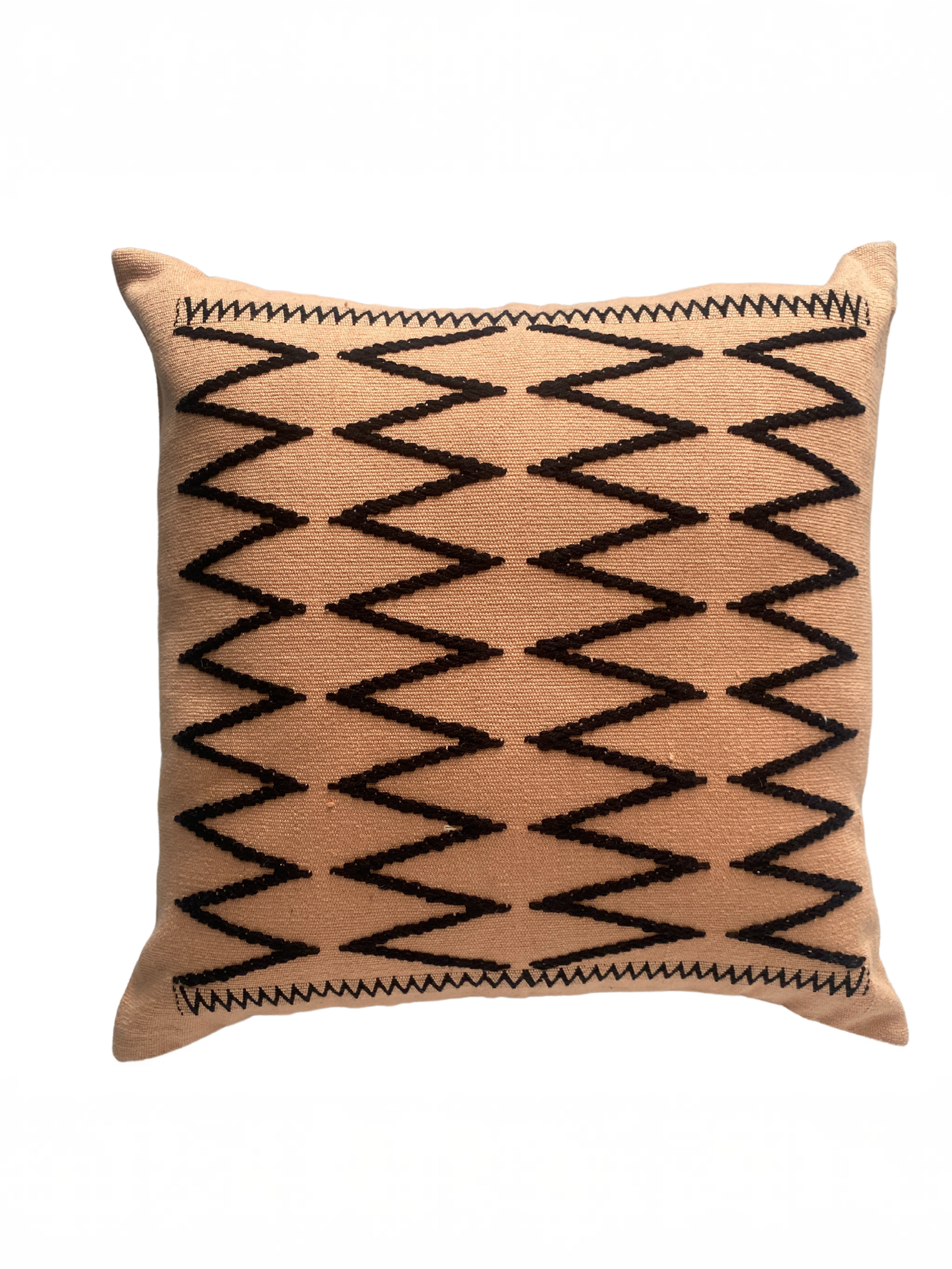 VEKU HANDWOVEN CUSHON - BLUSH