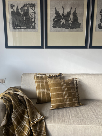 CASHEW HANDWOVEN CUSHION