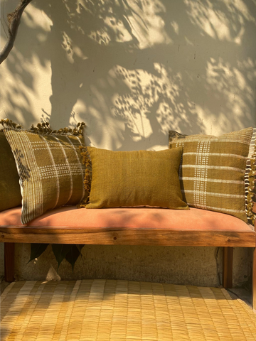 CASHEW HANDWOVEN CUSHION