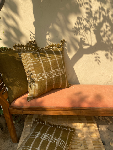 CASHEW HANDWOVEN CUSHION