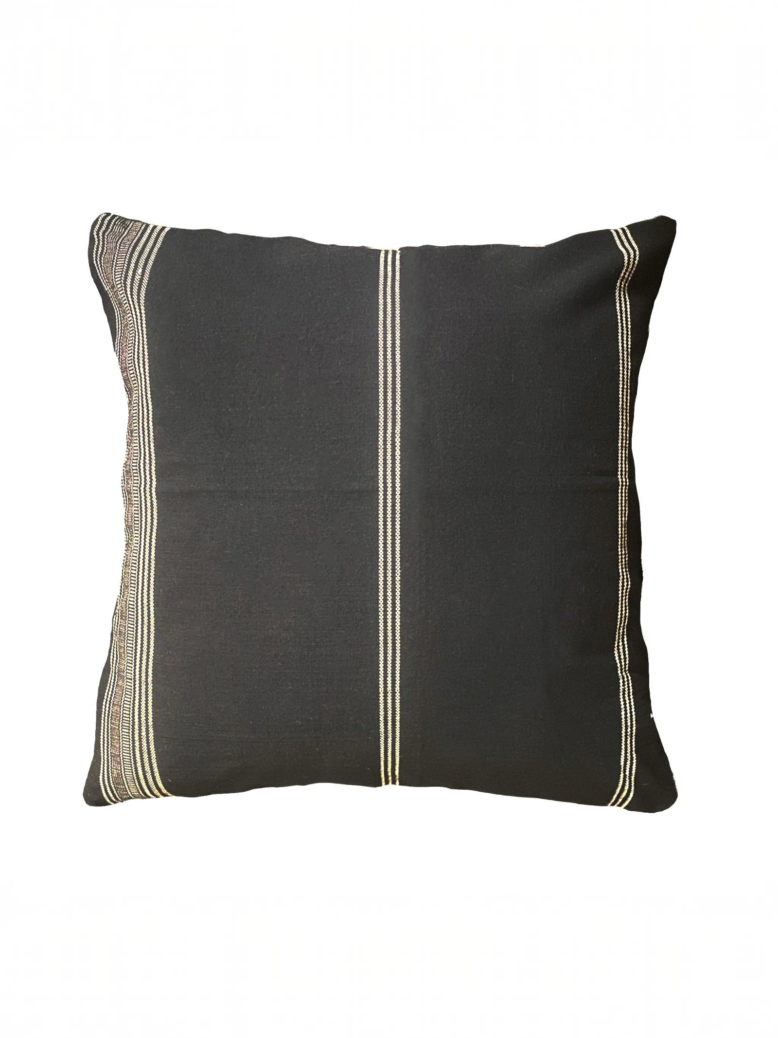 AKUM HANDWOVEN CUSHION - MONOCHROME