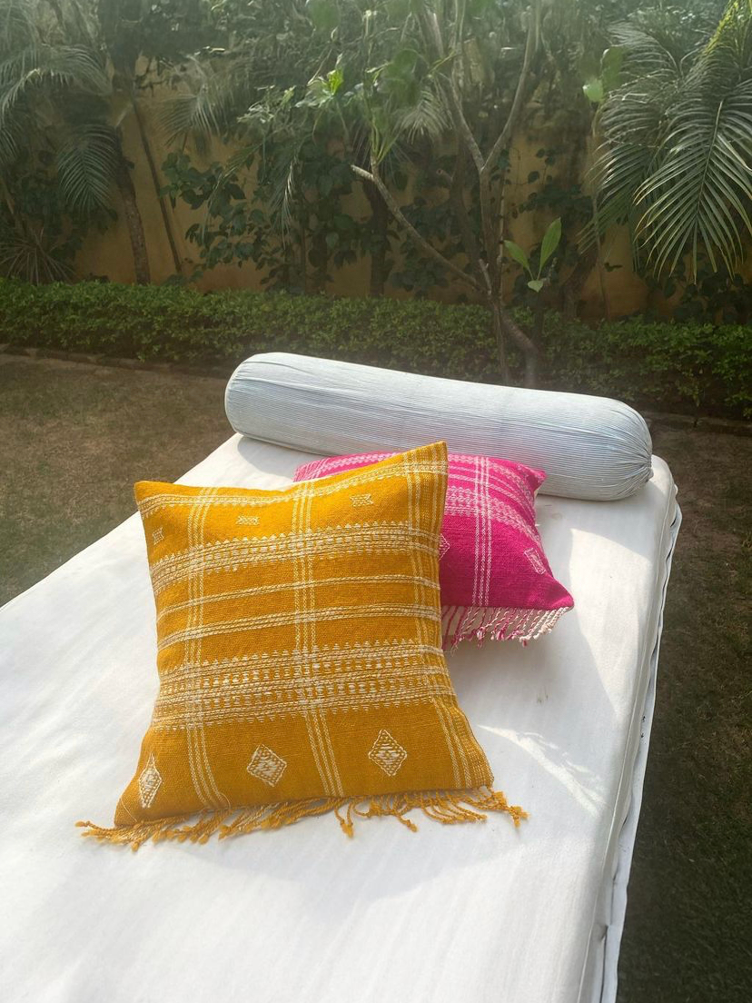 VASANT CUSHION - MUSTARD