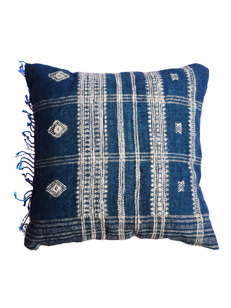 NEELI CUSHION - INDIGO BLUE