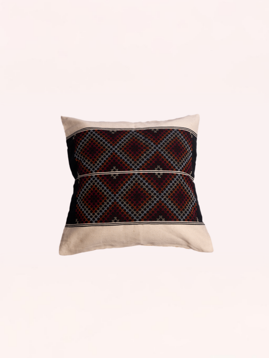 ZO CUSHION - BLACK AND RED
