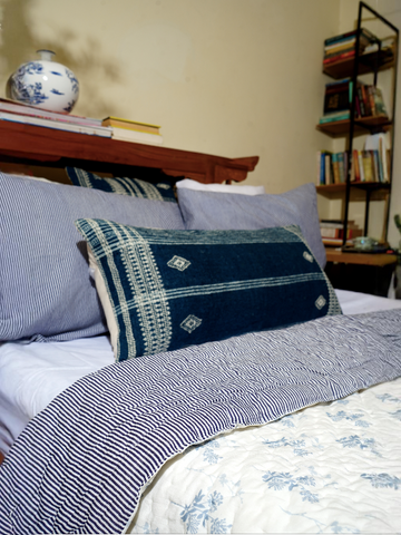 HIMAL REVERSIBLE QUILT - SKY BLUE
