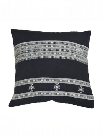 MAHI HANDWOVEN CUSHION - MONOCHROME