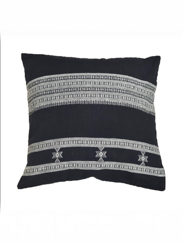 MAHI HANDWOVEN CUSHION - MONOCHROME