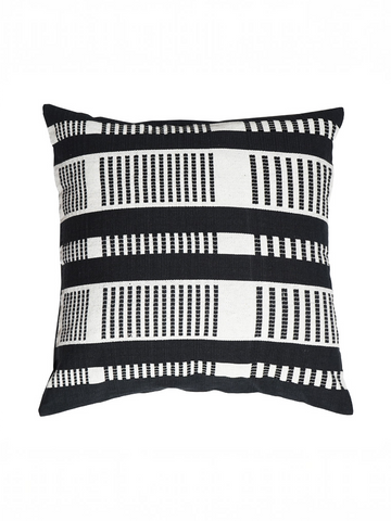 ATHIRA CUSHION - BLACK AND WHITE