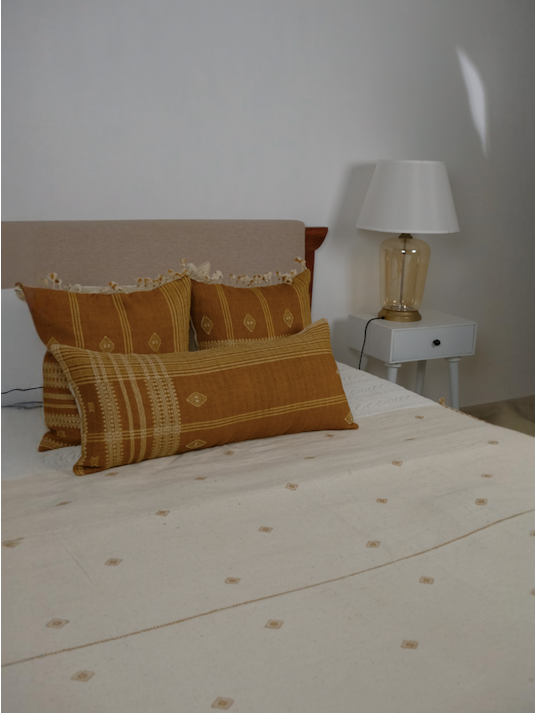 KARUA BHUJODI CUSHION - CINNAMON