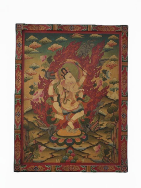 LORD GANESHA FRAMED WALL ART
