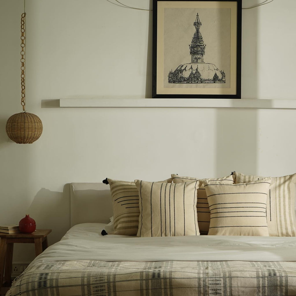 KHARI CUSHION - MONOCHROME